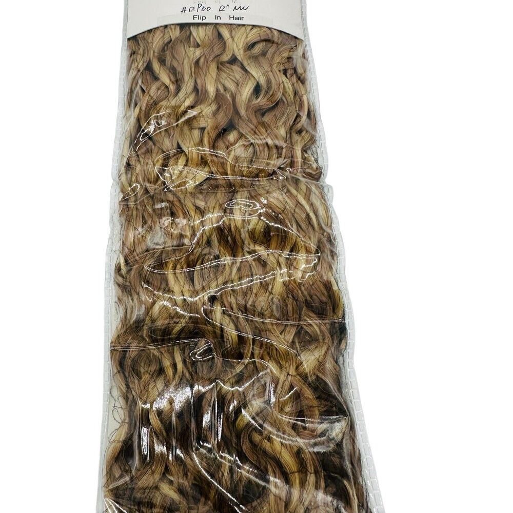 RUNATURE Flip In Hair #12 P60 12-Inch Natural Human Hair New in Box